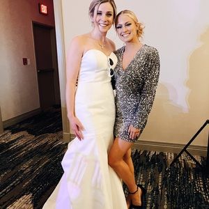 f21 sequin dolman-sleeve mini dress